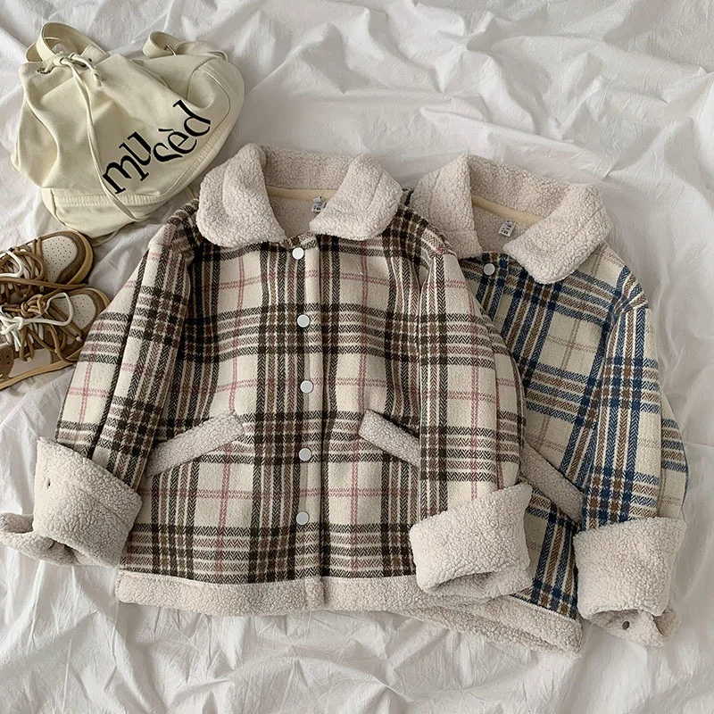 Plaid Wool Coat Women Casual Long Sleeve 2021 Autumn Winter Hong Kong Style Fashion Warm Outwear Top
Plaid Wool Coat Women Casual Long Sleeve 2021 Autumn Winter Hong Kong Style Fashion Warm Outwear Top