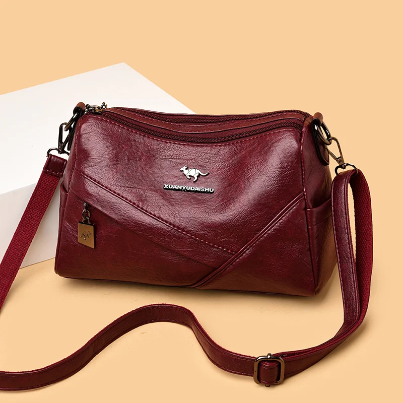 Vintage Soft Pu Leather Crossbody Bags for Women Luxury Designer Travel Messenger Handbag Female Casual Solid Color Shoulder Bag
Vintage Soft Pu Leather Crossbody Bags for Women Luxury Designer Travel Messenger Handbag Female Casual Solid Color Shoulder Bag