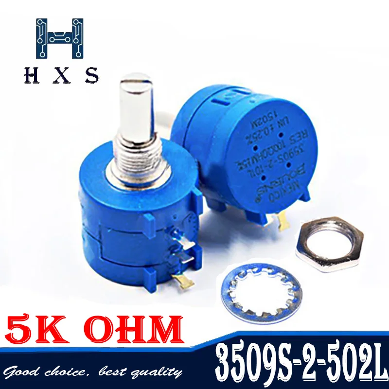 1 шт 3590S-2-502L 3590S 5k Ом 502 3590S-2-502 3590S-502Precision Регулируемое сопротивление серии 3509S-2
1 шт 3590S-2-502L 3590S 5k Ом 502 3590S-2-502 3590S-502Precision Регулируемое сопротивление серии 3509S-2