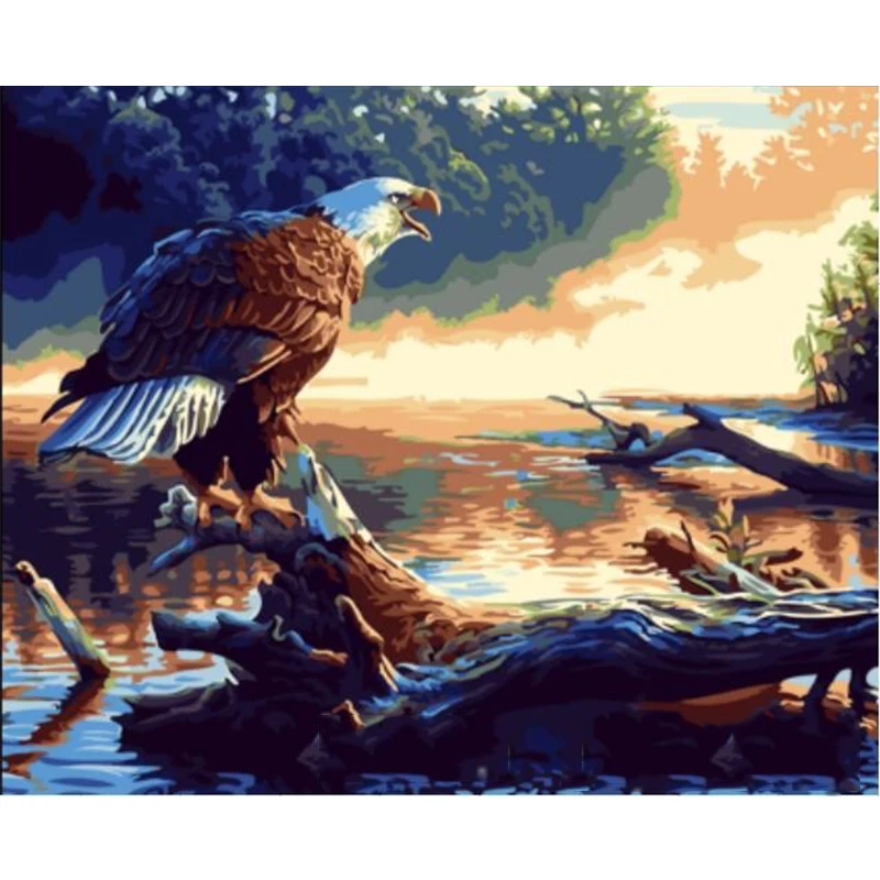 Painting By Number Eagle Animal On Canvas Frame Color DIY Kits For Adults HandPainted Acrylic Paint By Number For Drawing Decor
Painting By Number Eagle Animal On Canvas Frame Color DIY Kits For Adults HandPainted Acrylic Paint By Number For Drawing Decor