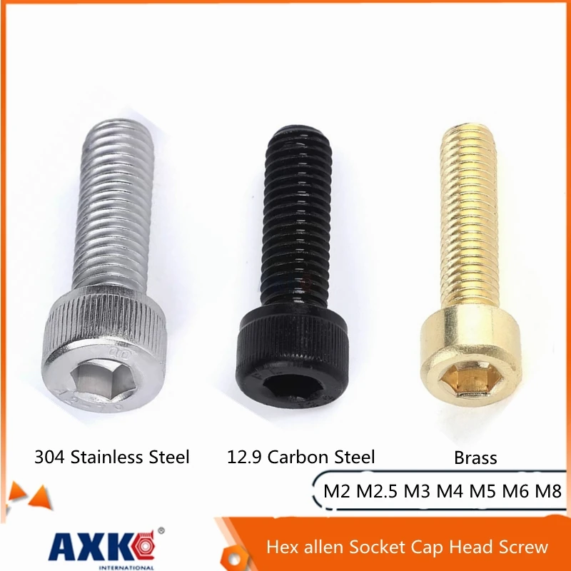 M2 M3 M4 M5 M6 M8 DIN912 Hex Allen Socket Cap Head Screw 304 Stainless Steel Brass Black Grade 12.9 Metric Diy Furniture Bolts
M2 M3 M4 M5 M6 M8 DIN912 Hex Allen Socket Cap Head Screw 304 Stainless Steel Brass Black Grade 12.9 Metric Diy Furniture Bolts