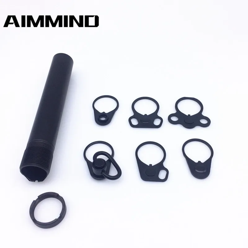 AR Buffer Tube AR15 M16 Hunting Accessory Aluminum alloy Buffer Tube + Ar15 Tube End back Plate hoop
AR Buffer Tube AR15 M16 Hunting Accessory Aluminum alloy Buffer Tube + Ar15 Tube End back Plate hoop