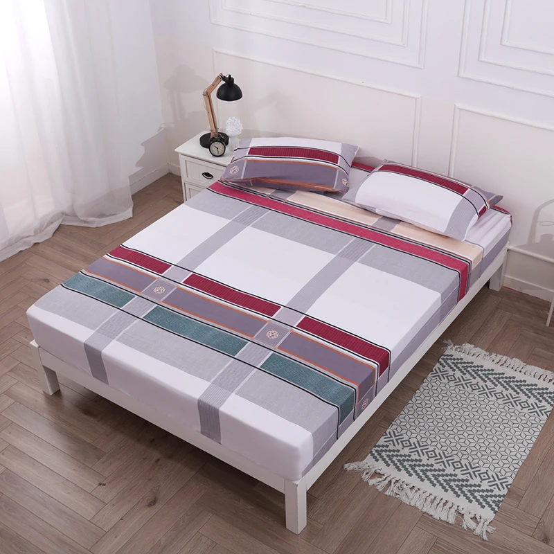 Comfortable Polyester Bed Fitted Sheet Printing Mattress Protector Cover with Elastic Band Skin-friendly Bed Linens Bed Cover
Comfortable Polyester Bed Fitted Sheet Printing Mattress Protector Cover with Elastic Band Skin-friendly Bed Linens Bed Cover