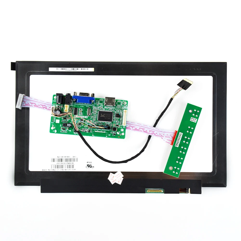 13.3 inch IPS LCD Screen Display Panel 1920X1080 with HDMI VGA Driver Board Set
13.3 inch IPS LCD Screen Display Panel 1920X1080 with HDMI VGA Driver Board Set