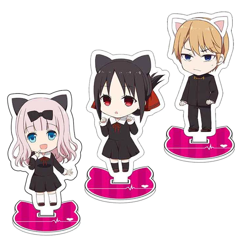 Anime Kaguya-sama Shinomiya Kaguya Acrylic Stand Model Plate Toy Fujiwara Chika Cartoon Cute Standing Desk Decor DIY Props
Anime Kaguya-sama Shinomiya Kaguya Acrylic Stand Model Plate Toy Fujiwara Chika Cartoon Cute Standing Desk Decor DIY Props