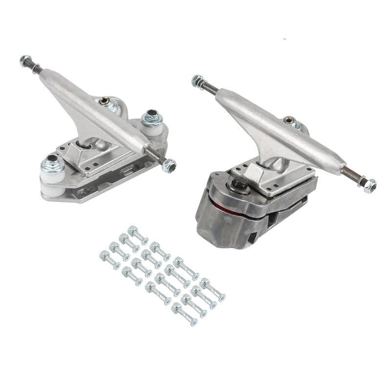 For YOW S5 Surf Skateboard Trucks Adapter Waterbridge Rear Trucks Strong Spring Surf Skate Trucks 6.25Inch Trucks,Silver
For YOW S5 Surf Skateboard Trucks Adapter Waterbridge Rear Trucks Strong Spring Surf Skate Trucks 6.25Inch Trucks,Silver