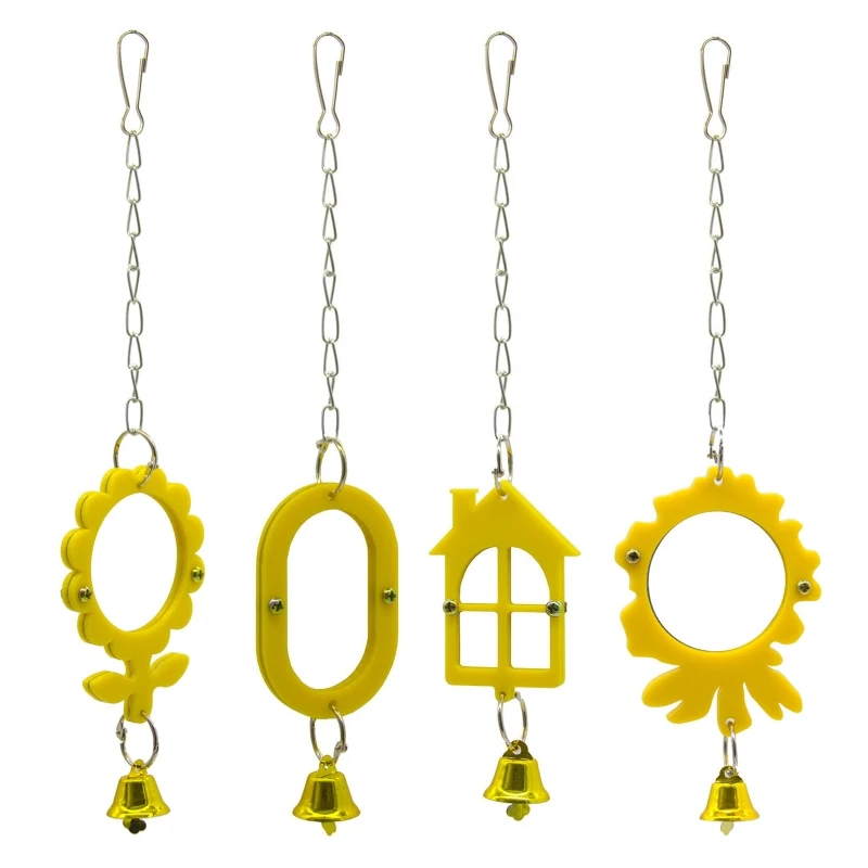 Parrot Mirror Toy with Bell Metal Hanging Hook Bird Cage Decoration Accessories for African Greys Mini Macaws
Parrot Mirror Toy with Bell Metal Hanging Hook Bird Cage Decoration Accessories for African Greys Mini Macaws
