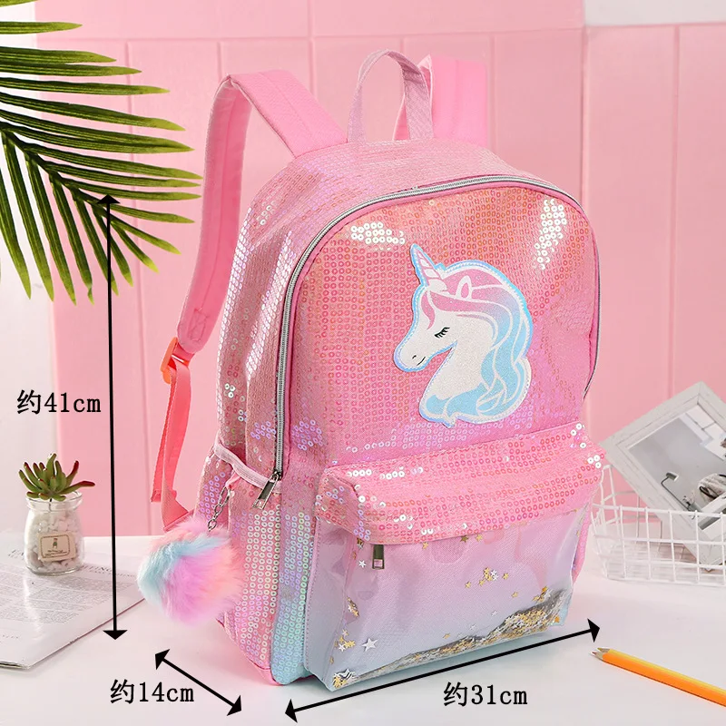 Unicorn Sequins Children's Backpack Kids School Bags for Teenage Girls Backpack Cartoon Cute Backpacks Large Mochila Infantil
Unicorn Sequins Children's Backpack Kids School Bags for Teenage Girls Backpack Cartoon Cute Backpacks Large Mochila Infantil