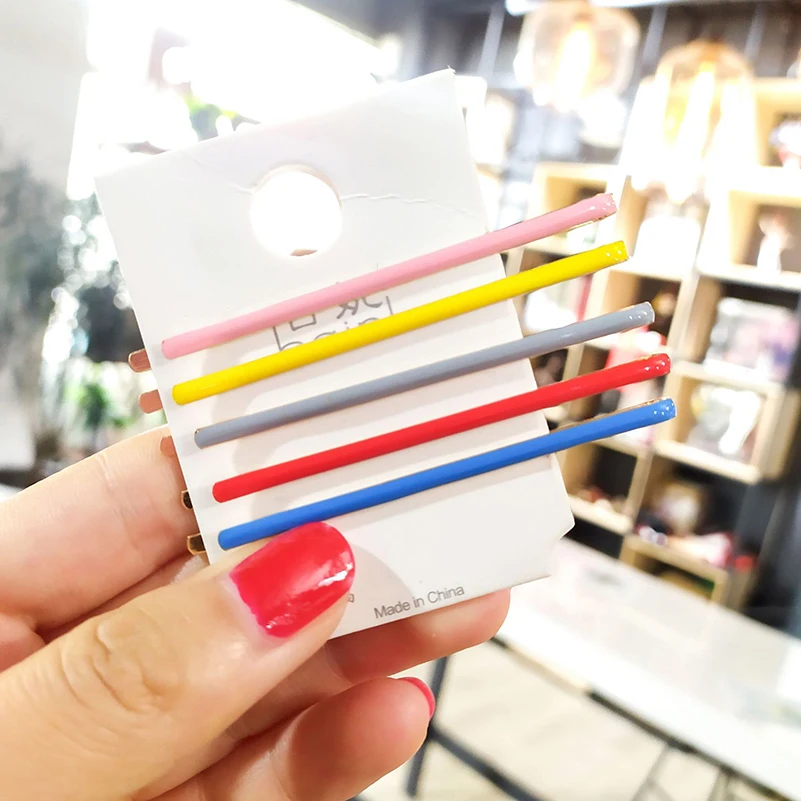 5Pcs/lot New Fashion Hairpins For Baby Girls Colorful Alloy Quality Hairclips For Women Elegant Barrettes Hair Accessorie Child
5Pcs/lot New Fashion Hairpins For Baby Girls Colorful Alloy Quality Hairclips For Women Elegant Barrettes Hair Accessorie Child