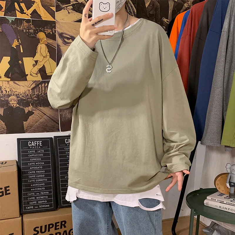 2021 Autumn Casual And Versatile Candy Color Basic Long Sleeve T-Shirt Women Basic Tee Shirt Oversize Women O-neck Loose Top
2021 Autumn Casual And Versatile Candy Color Basic Long Sleeve T-Shirt Women Basic Tee Shirt Oversize Women O-neck Loose Top