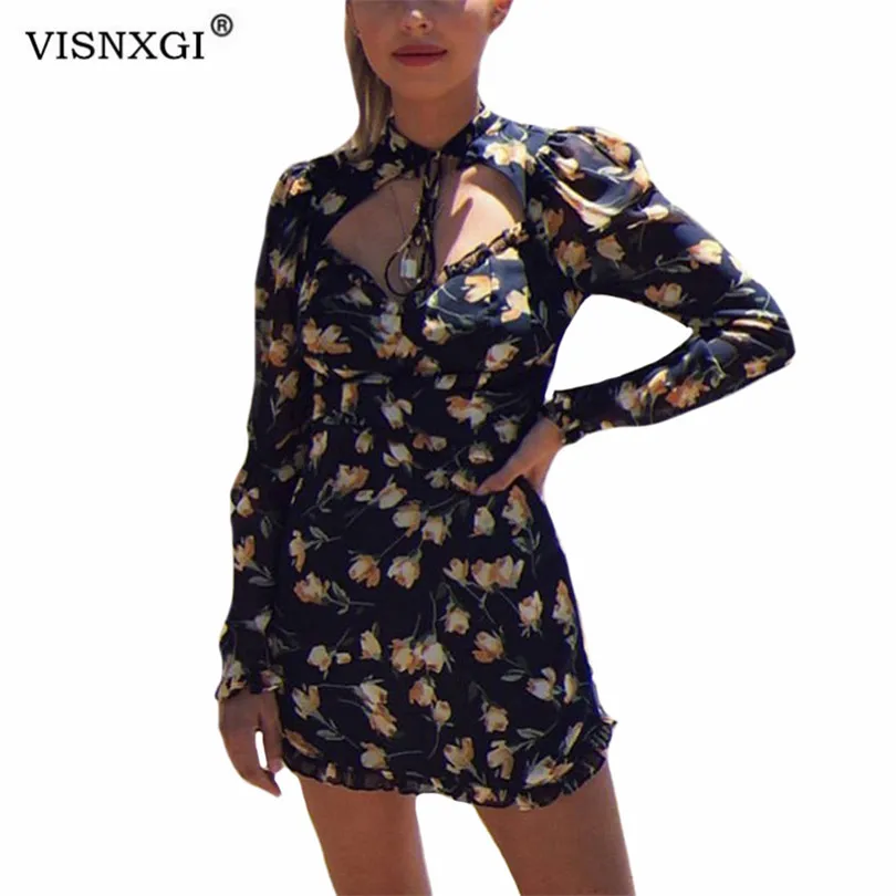 VISNXGI Women Chiffon Dress Floral Print Long Sleeve A-Line Autumn Party Elegant Vintage V Neck Hollow Out Pullover Clothing
VISNXGI Women Chiffon Dress Floral Print Long Sleeve A-Line Autumn Party Elegant Vintage V Neck Hollow Out Pullover Clothing