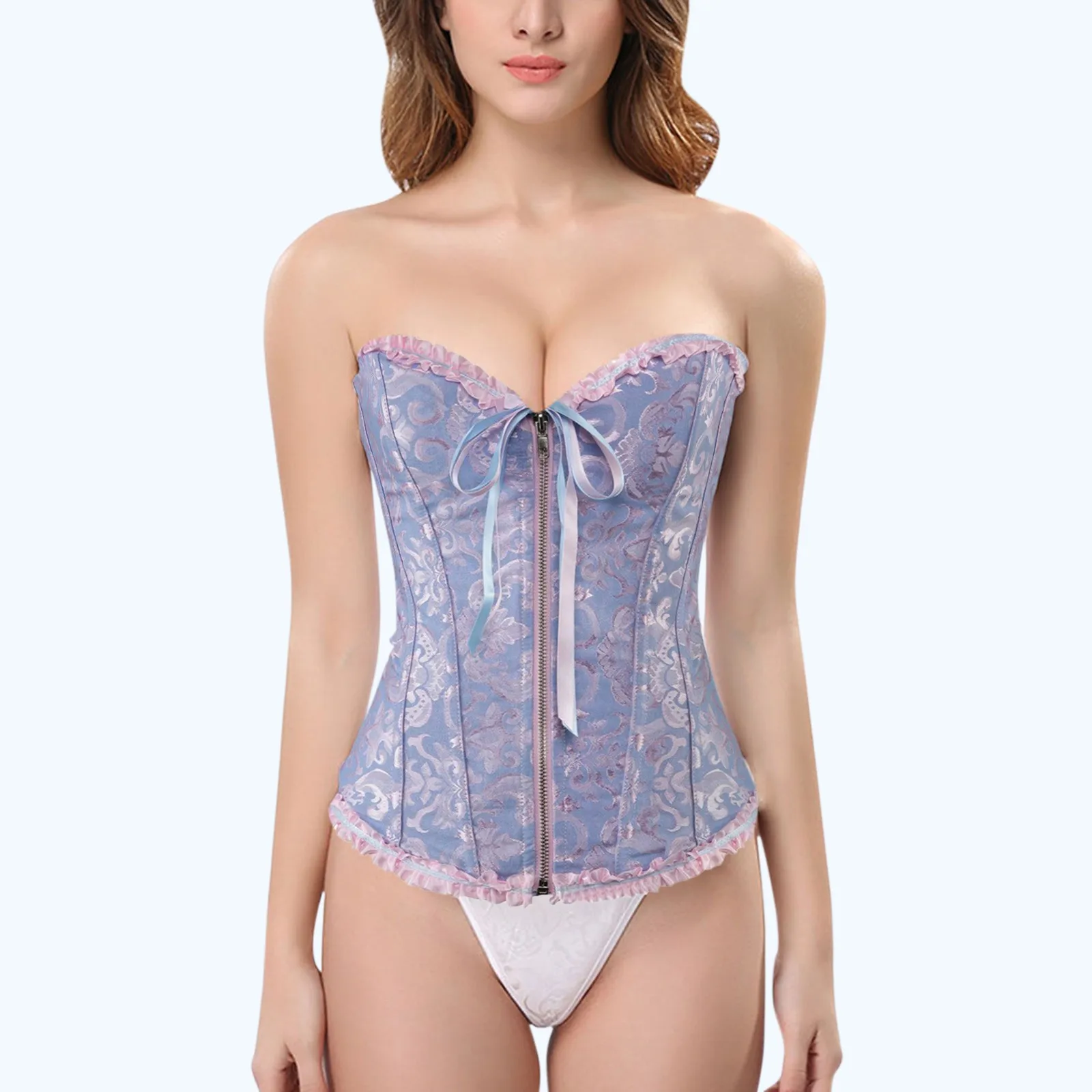 2022 Fashion Women Slimming Body Shapewear Sexy Laceback Zip Corset Top Bustier G-string Body Shapewear Sexy Top Beauty Hot Sale
2022 Fashion Women Slimming Body Shapewear Sexy Laceback Zip Corset Top Bustier G-string Body Shapewear Sexy Top Beauty Hot Sale
