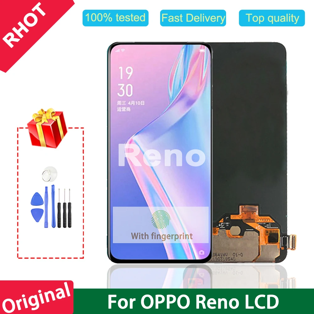 Оригинальный ЖК-дисплей Super AMOLED 6,4 дюйма для OPPO Reno, Замена ЖК-дисплея кодирующий преобразователь сенсорного экрана в сборе дюйма для OPPO Reno
Оригинальный ЖК-дисплей Super AMOLED 6,4 дюйма для OPPO Reno, Замена ЖК-дисплея кодирующий преобразователь сенсорного экрана в сборе дюйма для OPPO Reno