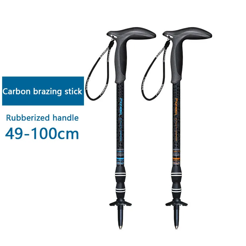 Ultralight Retractable Trekking Poles Double Inner Lock T-handle Hiking Pole Walking Stick Outdoor Climbing Canes Carbon Fiber
Ultralight Retractable Trekking Poles Double Inner Lock T-handle Hiking Pole Walking Stick Outdoor Climbing Canes Carbon Fiber