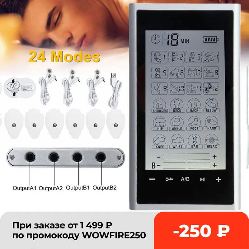 Muscle Therapy Stimulation Ten Unit 24 Modes-Electric Massage Pain Relief Adjustable Lightweight LCD Display Silver Grey Compact
Muscle Therapy Stimulation Ten Unit 24 Modes-Electric Massage Pain Relief Adjustable Lightweight LCD Display Silver Grey Compact