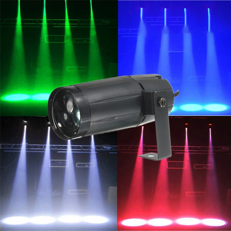 LED Light Beam Pinspot Light Spotlight 5W Super Bright Lamp Mirror Balls DJ Disco Stage Lighting Effect for KTV DJ Party
LED Light Beam Pinspot Light Spotlight 5W Super Bright Lamp Mirror Balls DJ Disco Stage Lighting Effect for KTV DJ Party