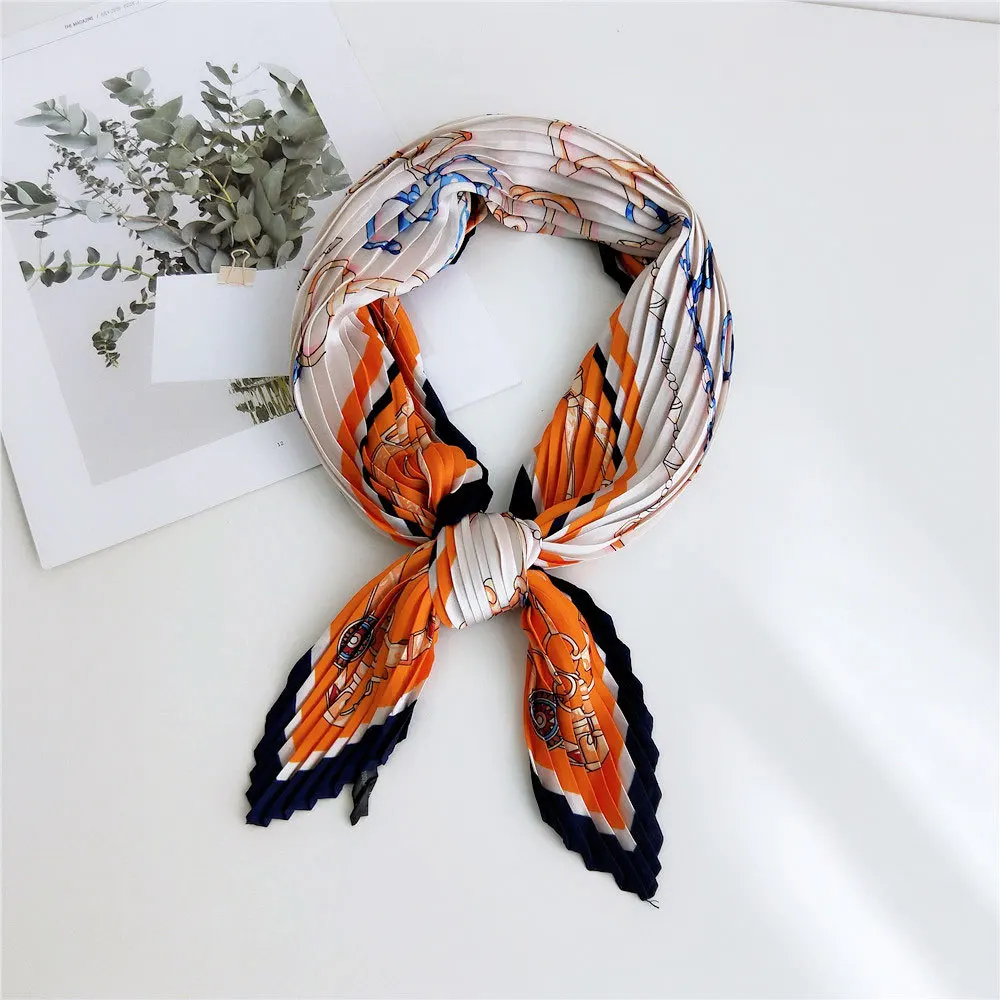 High Quality Square Horse Print Crinkle Small Silk Scarf For Women Crumple Neck Wear Pleated Foulard Femme Bandana Handkerchief
High Quality Square Horse Print Crinkle Small Silk Scarf For Women Crumple Neck Wear Pleated Foulard Femme Bandana Handkerchief