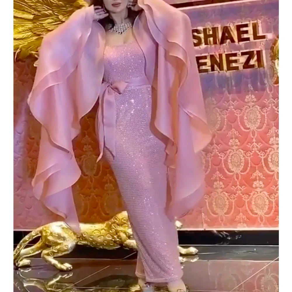 Розовые платья для выпускного вечера 2021, блестящие Длинные вечерние платья из органзы с длинным рукавом
Розовые платья для выпускного вечера 2021, блестящие Длинные вечерние платья из органзы с длинным рукавом