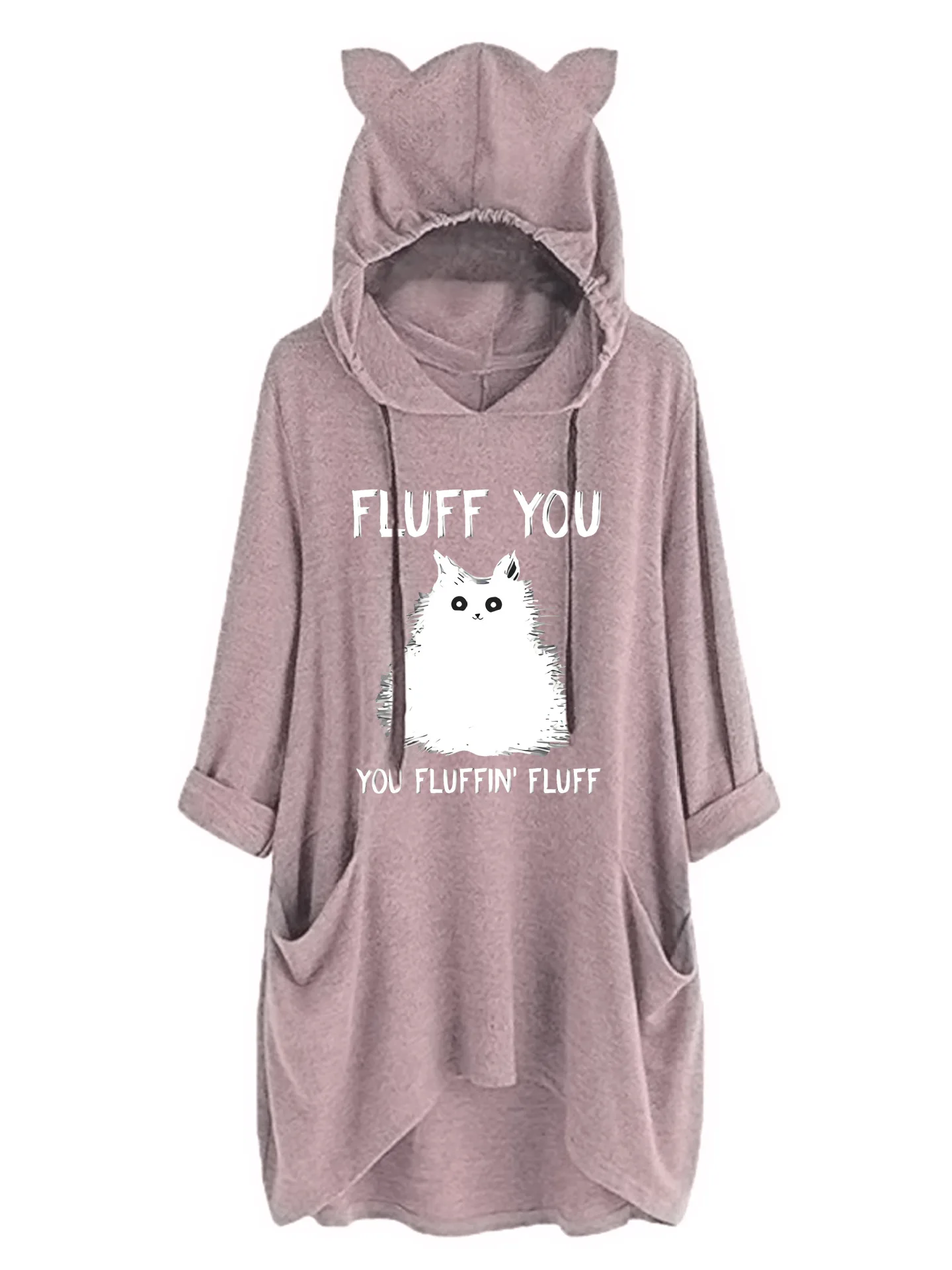 Женский Свитшот оверсайз с карманами и графическим рисунком
Женский Свитшот оверсайз с карманами и графическим рисунком