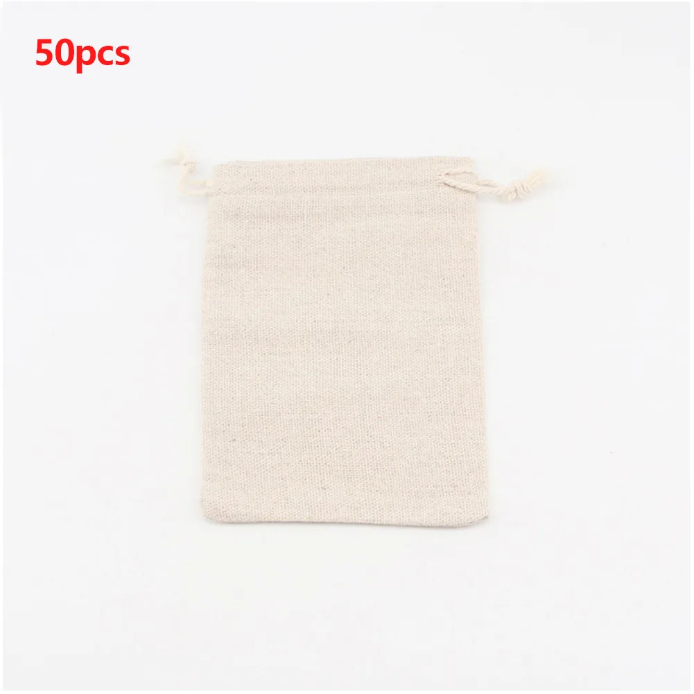 50PC Linen Burlap Bag Mini Gift Bag Cotton Linen Drawstring Packing Storage Sack For Packaging Jewelry Charms Sachets Crafts
50PC Linen Burlap Bag Mini Gift Bag Cotton Linen Drawstring Packing Storage Sack For Packaging Jewelry Charms Sachets Crafts