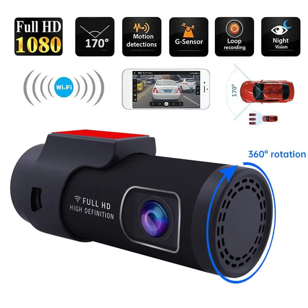 Умный Автомобильный видеорегистратор, видеорегистратор 1080P 360 °, миниатюрный Автомобильный видеорегистратор с Wi-Fi
Умный Автомобильный видеорегистратор, видеорегистратор 1080P 360 °, миниатюрный Автомобильный видеорегистратор с Wi-Fi