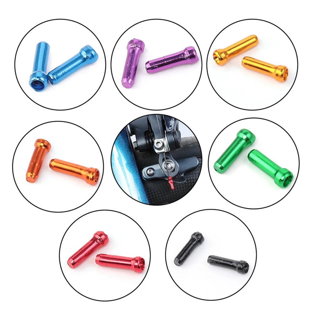 50PCS/Set Aluminum Alloy MTB Bike Bicycle Brake Cable Tips Bicycle Brake Shifter Inner Cable Tips Wire End Cap Crimps Sliver
50PCS/Set Aluminum Alloy MTB Bike Bicycle Brake Cable Tips Bicycle Brake Shifter Inner Cable Tips Wire End Cap Crimps Sliver