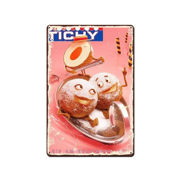 Ice cream Metal Sign Vintage Tin Sign Plaque Metal Vintage Wall Decor for Ice cream shop Retro Metal Posters Iron Painting
Ice cream Metal Sign Vintage Tin Sign Plaque Metal Vintage Wall Decor for Ice cream shop Retro Metal Posters Iron Painting