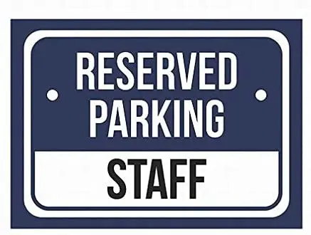 Wall Decor Warning Sign Plaque Sign Art, Reserved Parking Staff Print Blue, White and Black, Vintage Aluminum Metal Signs
Wall Decor Warning Sign Plaque Sign Art, Reserved Parking Staff Print Blue, White and Black, Vintage Aluminum Metal Signs