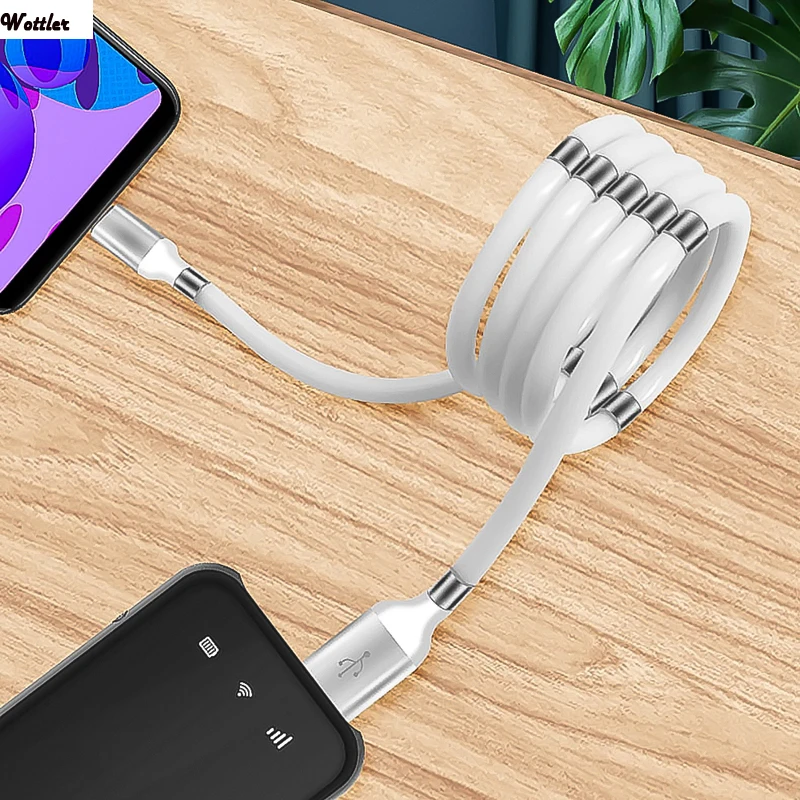 Магнитный кабель для передачи данных Magic Rope для Android IOS Тип C Micro USB магнитное зарядное устройство USB самонаматывающийся кабель для быстрой зар...
Магнитный кабель для передачи данных Magic Rope для Android IOS Тип C Micro USB магнитное зарядное устройство USB самонаматывающийся кабель для быстрой зар...