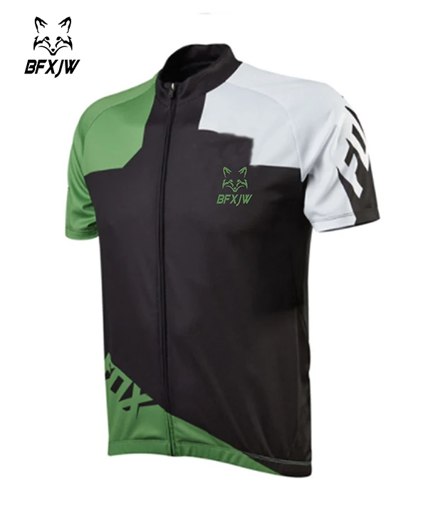 

2021 hpit raposa camisa de ciclismo dos homens manga curta bicicleta camisas mtb jeresy ciclismo roupas wear ropa maillot ciclis