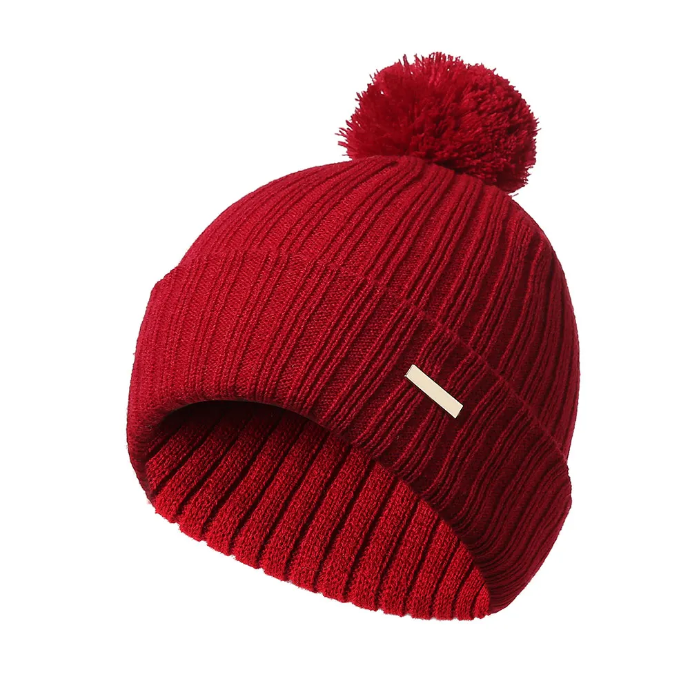 Autumn Winter Women Knitted Hat with Pompon Beanie Warm Casual Cap for Outdoor Activities SER88
Autumn Winter Women Knitted Hat with Pompon Beanie Warm Casual Cap for Outdoor Activities SER88