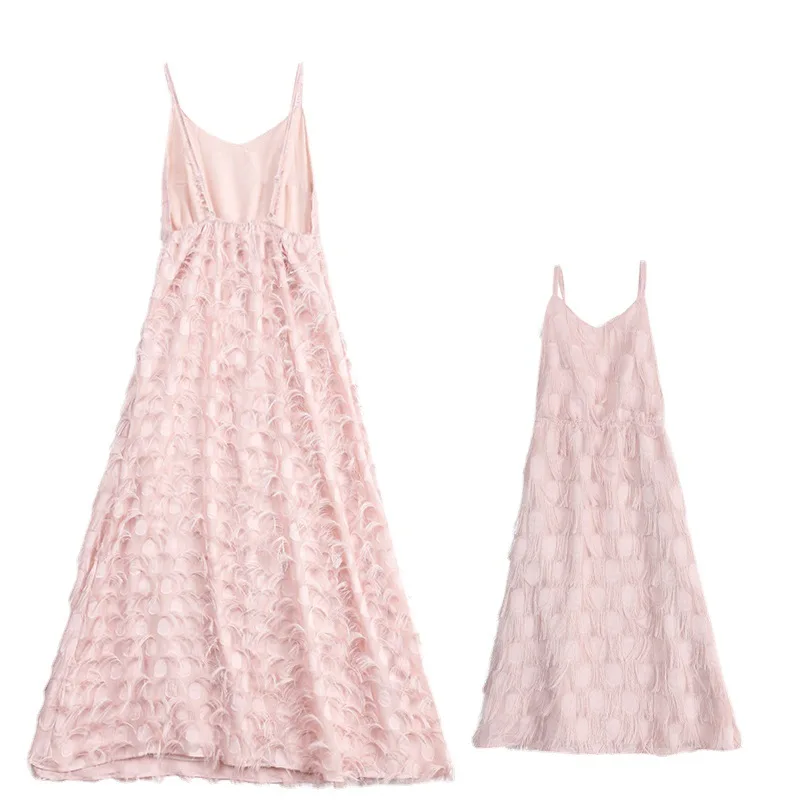 Mom and Daughter Dress Family Matching Outfits Tassel Princess Dress Clothes Family Look Mother Daughter Dresses Girls Dress 
Mom and Daughter Dress Family Matching Outfits Tassel Princess Dress Clothes Family Look Mother Daughter Dresses Girls Dress