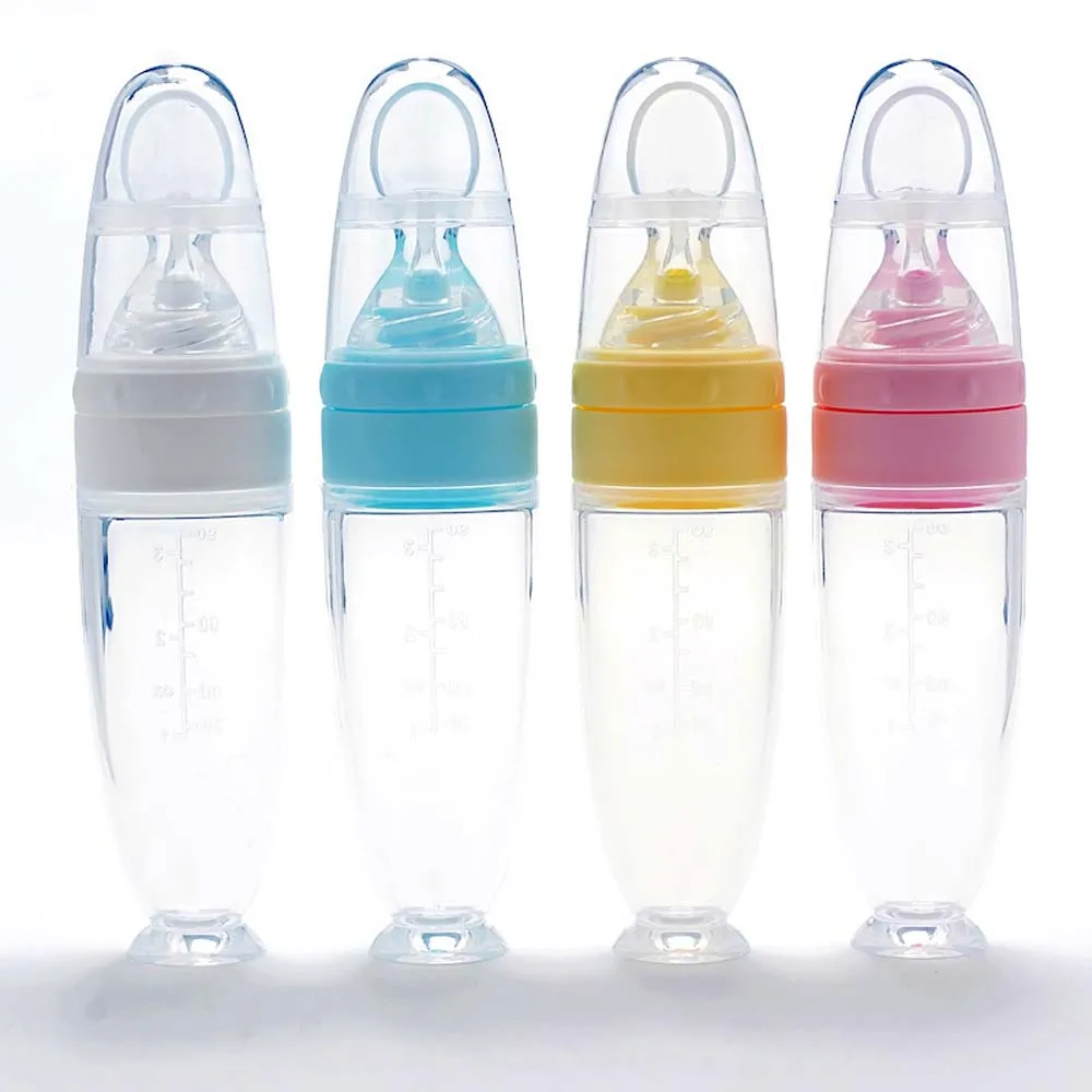 Newborn Baby Silicone Squeezing Feeding Bottle Infant Kids Silicone Feeder Training Rice Spoon Supplement Safe Tableware Tools
Newborn Baby Silicone Squeezing Feeding Bottle Infant Kids Silicone Feeder Training Rice Spoon Supplement Safe Tableware Tools