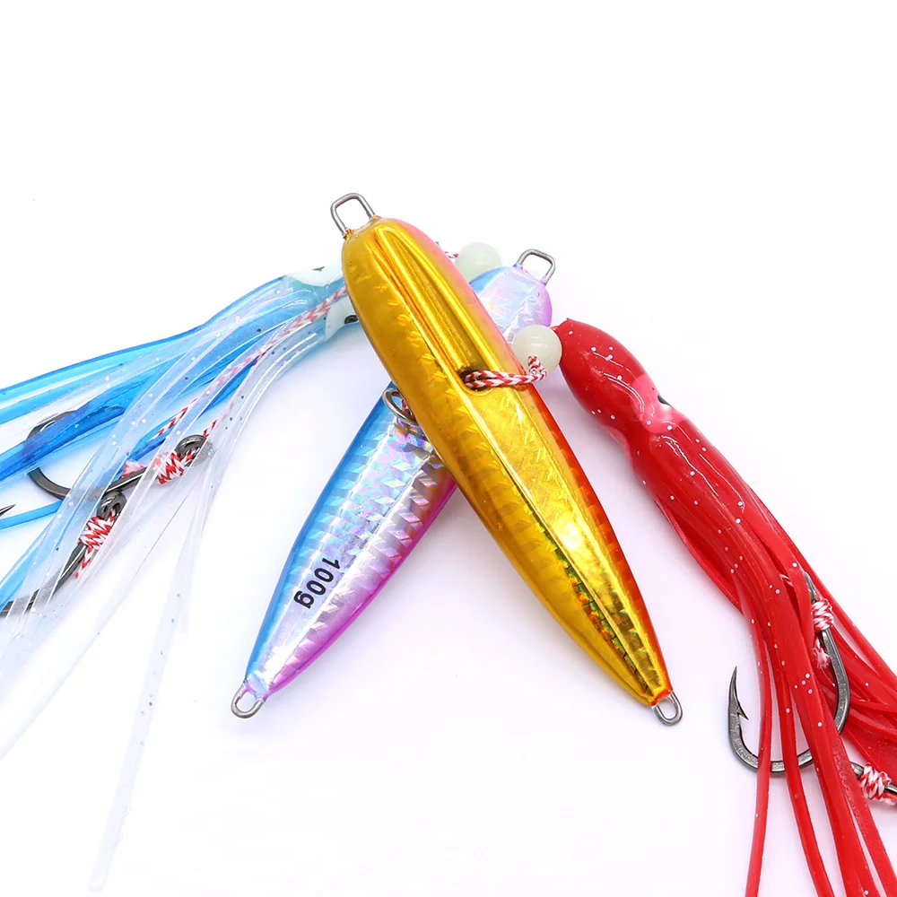 CASTFUN 40g 60g 80g 100g 120g Inchiku Jig Squid Octopus Skirt Bottom Ship Fishing Lures Saltwater
CASTFUN 40g 60g 80g 100g 120g Inchiku Jig Squid Octopus Skirt Bottom Ship Fishing Lures Saltwater