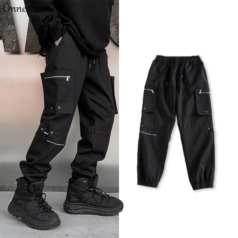 Onnestun Streetwear Joggers Pants Men New Hip Hop Cargo Pants Elastic Waist Military Jogger Trousers Men's Pants
Onnestun Streetwear Joggers Pants Men New Hip Hop Cargo Pants Elastic Waist Military Jogger Trousers Men's Pants