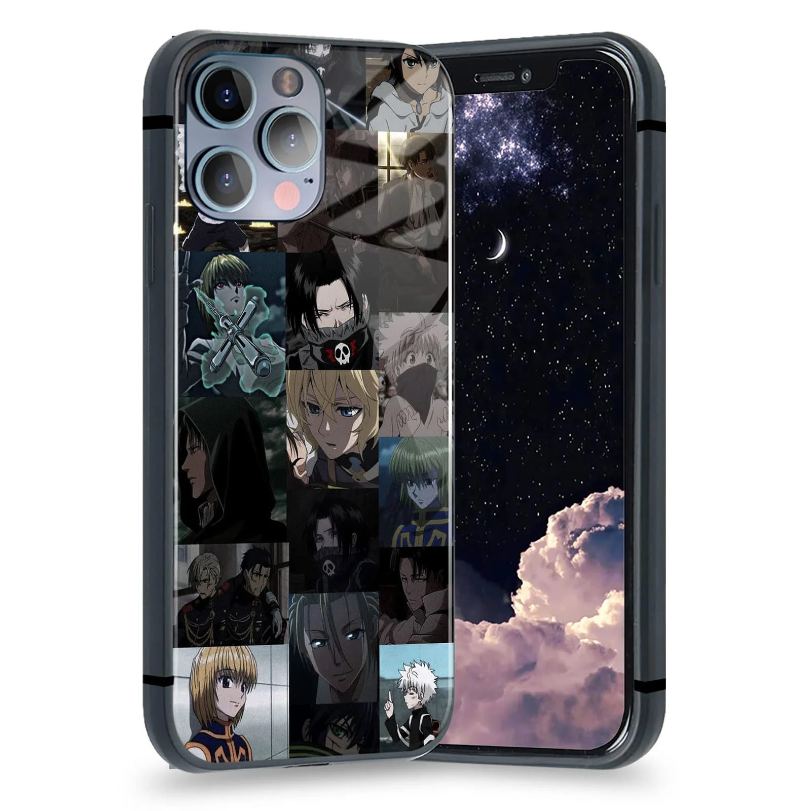 Чехол для телефона с коллажем из аниме Killu Mika Yuu Kurapika для iPhone 13 12 11 Mini Pro XS Max 6s SE X XR 7 8 Plus, Мягкий стеклянный чехол
Чехол для телефона с коллажем из аниме Killu Mika Yuu Kurapika для iPhone 13 12 11 Mini Pro XS Max 6s SE X XR 7 8 Plus, Мягкий стеклянный чехол