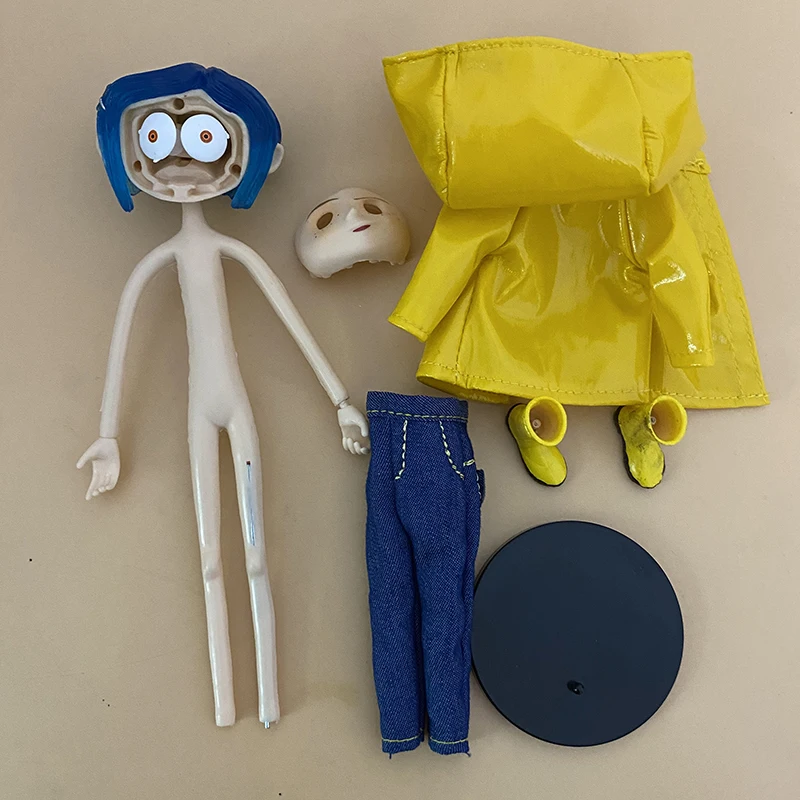 Coraline Doll Figure NECA Doll The Secret Door Coraline y la Puerta Secreta Raincoat Striped Shirt Toy Christmas Gift
Coraline Doll Figure NECA Doll The Secret Door Coraline y la Puerta Secreta Raincoat Striped Shirt Toy Christmas Gift
