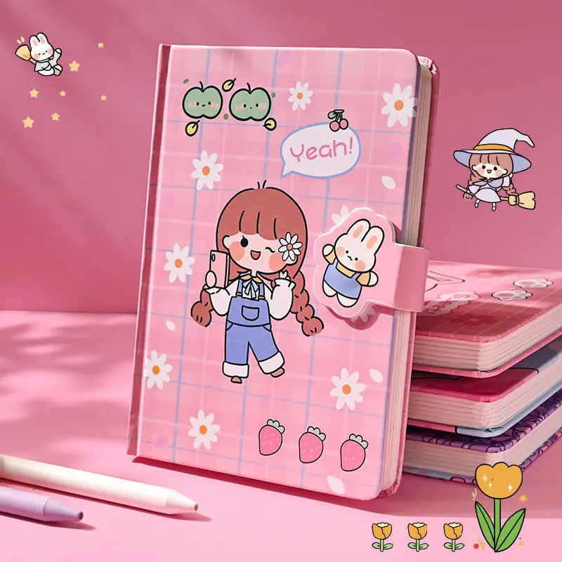 Akajiang cute magnetic buckle book cartoon hand book net celebrity girl heart notebook high-value student diary
Akajiang cute magnetic buckle book cartoon hand book net celebrity girl heart notebook high-value student diary