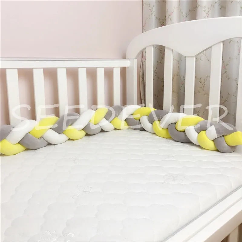 бортики в кроватку Детские накладка на перила кроватки 200 см новорожденных