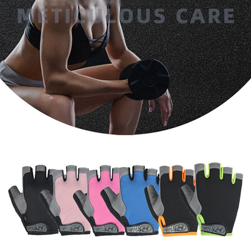 Men Women Half Finger Fitness Gloves Breathable Anti-shock Sports Fishing Glove Anti-sweat Cycling Gloves Fitness Training Glove 
Men Women Half Finger Fitness Gloves Breathable Anti-shock Sports Fishing Glove Anti-sweat Cycling Gloves Fitness Training Glove
