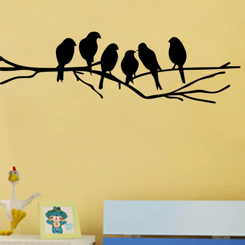 White Black Birds on the Tree Branch Removable Wall Sticker for Living Room Background Wall Decals for Art Stickers Home Decor
White Black Birds on the Tree Branch Removable Wall Sticker for Living Room Background Wall Decals for Art Stickers Home Decor