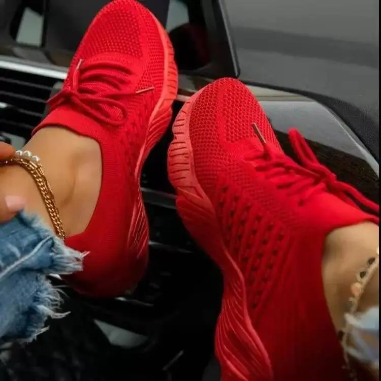 Hot Fashion Casual Sneakers All Season Mesh Breathable Ladies Lace Up Comfy Flats Outdoor Running Walking Sport Shoes Female
Hot Fashion Casual Sneakers All Season Mesh Breathable Ladies Lace Up Comfy Flats Outdoor Running Walking Sport Shoes Female