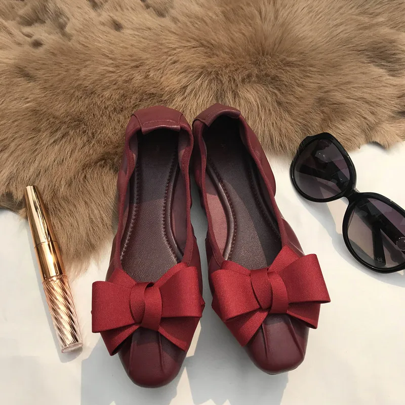 2020 spring large size women's shoes Genuine leather bow ballet shoes soft sole maternity shoes women flat shoes Casual flats
2020 spring large size women's shoes Genuine leather bow ballet shoes soft sole maternity shoes women flat shoes Casual flats