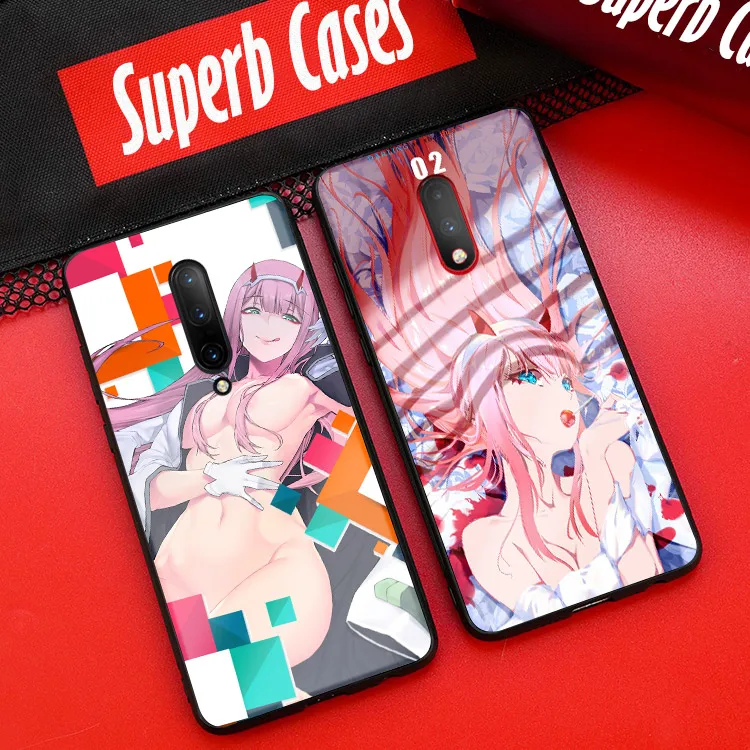 Чехол для телефона Zero Two Darling in the FranXX мягкий силиконовый гладкий из закаленного