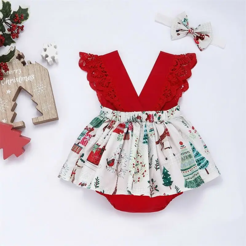 Christmas Baby Girl Infant Tutu Skirt Romper Jumpsuit Bodysuit Outfit Clothes Baby Xmas Fashion Dresses
Christmas Baby Girl Infant Tutu Skirt Romper Jumpsuit Bodysuit Outfit Clothes Baby Xmas Fashion Dresses