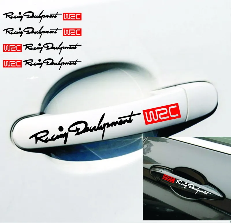 4 x Newest WRC Reflective Car Door Handle Stickers and decals For toyota corolla avensis rav4 yaris prius verso auris prado
4 x Newest WRC Reflective Car Door Handle Stickers and decals For toyota corolla avensis rav4 yaris prius verso auris prado