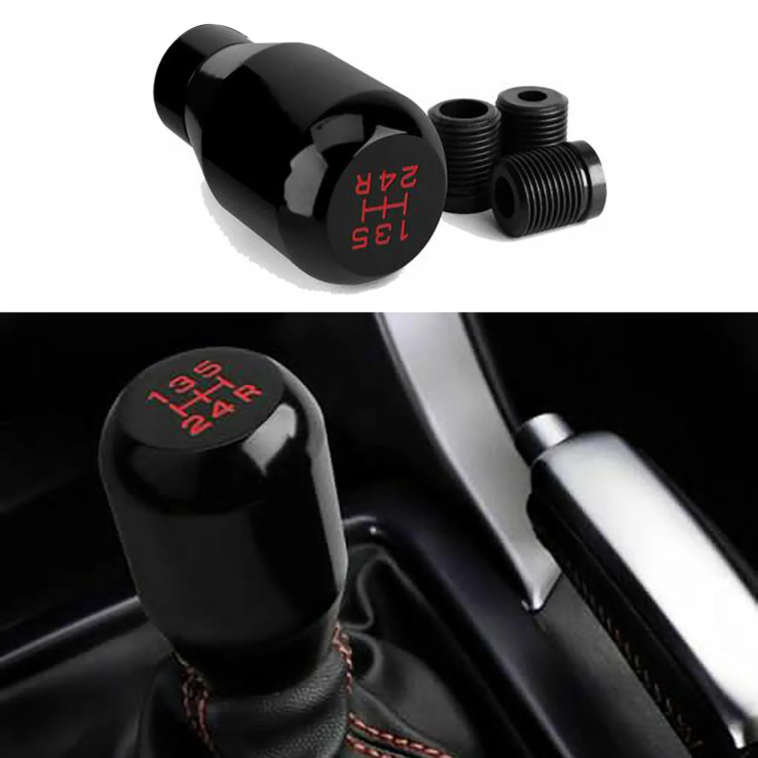 5 Speed Shift Knob Accessrories Black Car Gear Stick JDM Shifter Manual Parts Replacement
5 Speed Shift Knob Accessrories Black Car Gear Stick JDM Shifter Manual Parts Replacement