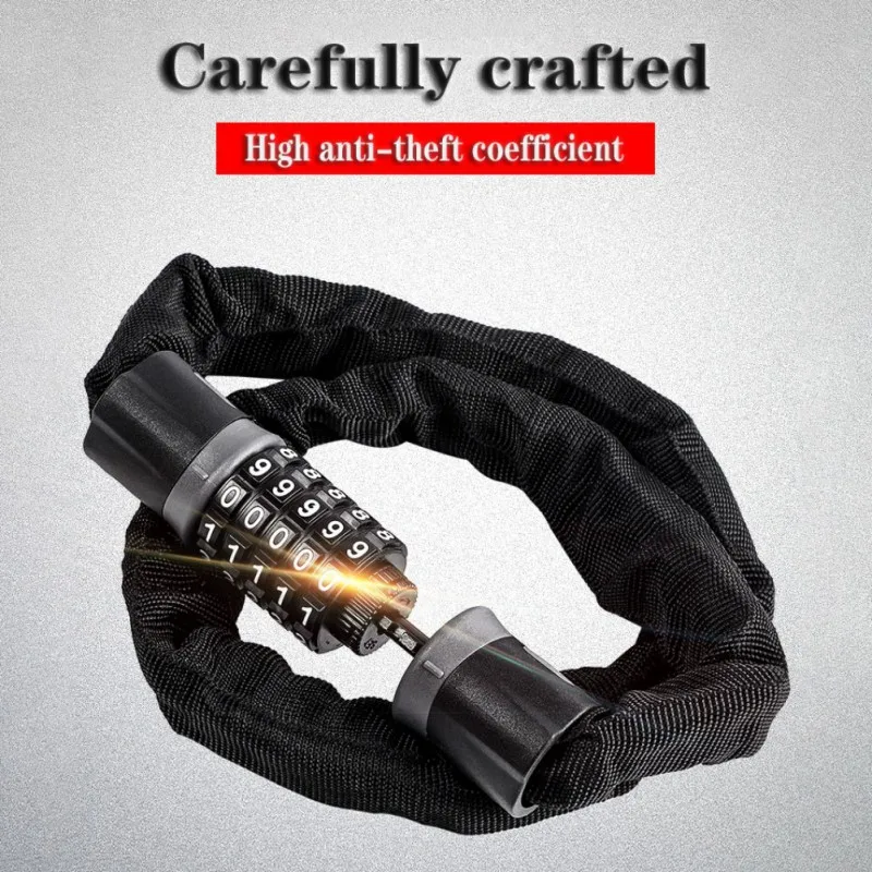 Safety Anti-theft Chain Lock Useful Bicycle Code Lock MTB Road Bike Outdoor Cycling Bicycle Accessories Bike Lock
Safety Anti-theft Chain Lock Useful Bicycle Code Lock MTB Road Bike Outdoor Cycling Bicycle Accessories Bike Lock