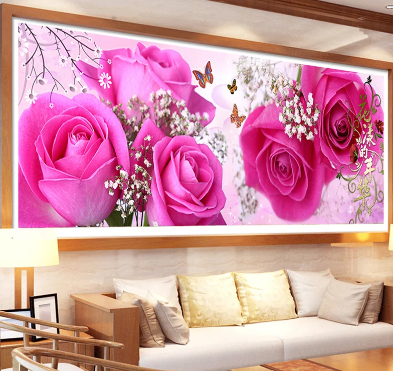 5D DIY Diamond Embroidery Flower Rose Cross Stitch Kit Full Diamond Painting Flowers Art Picture of Rhinestones Decor Love Gift
5D DIY Diamond Embroidery Flower Rose Cross Stitch Kit Full Diamond Painting Flowers Art Picture of Rhinestones Decor Love Gift