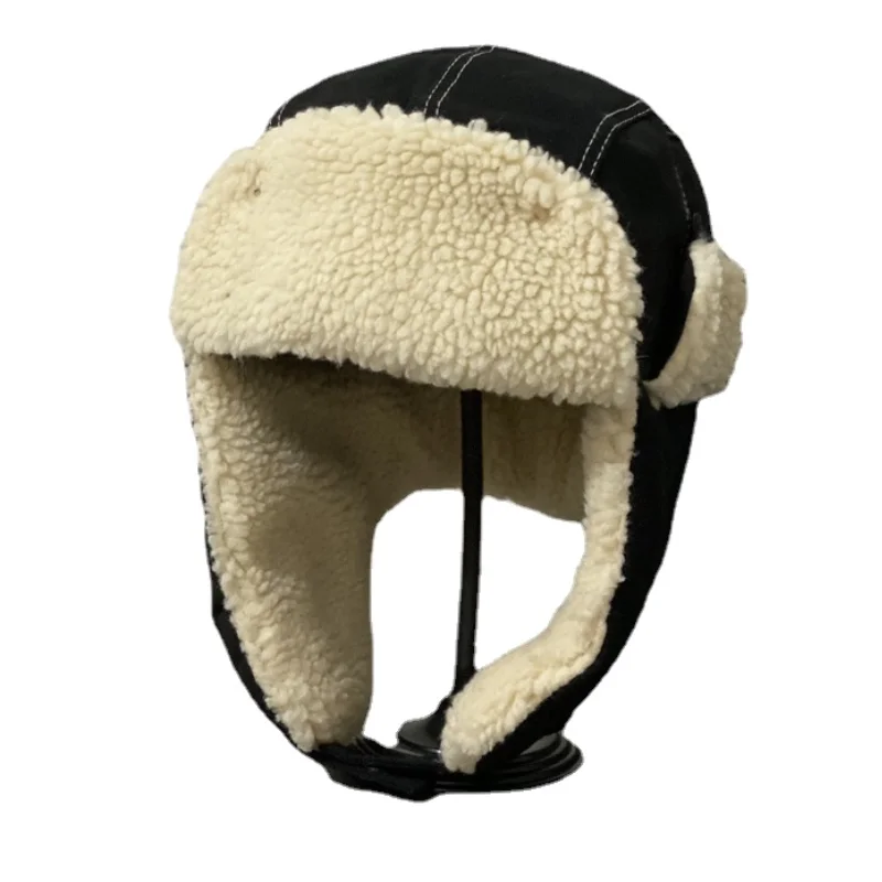 Women's Lamb Wool Bomber Hat With Earflaps Thick Warm Winter Hat Men Windproof Ushanka Trapper Cycling Ski Snow Cap Bonnet 2021
Women's Lamb Wool Bomber Hat With Earflaps Thick Warm Winter Hat Men Windproof Ushanka Trapper Cycling Ski Snow Cap Bonnet 2021